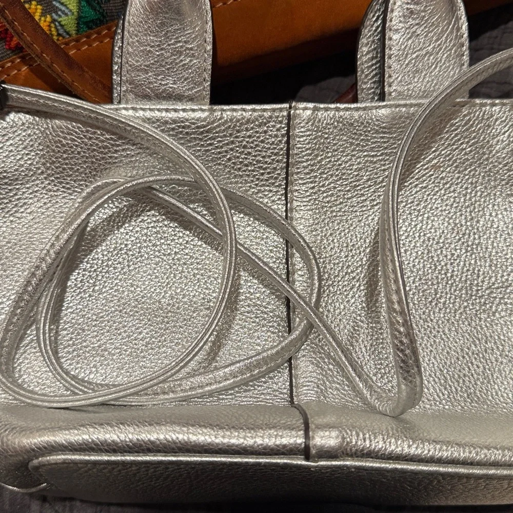 Banana Republic Silver Women's Bag Leather - Picture 4 of 9